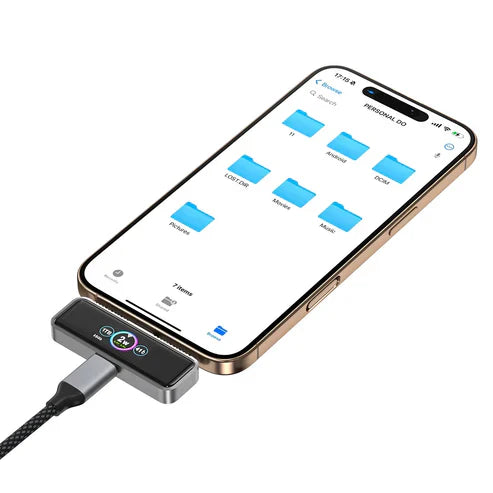 Storage USB-C & lightning port Magnetic Extended Drive for iPhone Series & Android